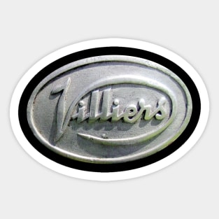 Villiers vintage motorbike engine logo Sticker